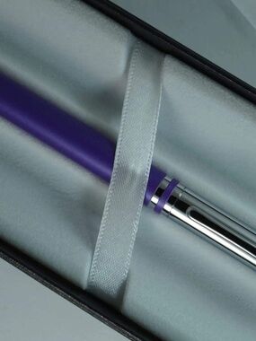 CROSS NEW Avatar Avatar Purple BALLPOINT PEN WITH CHROME TRIM NIB